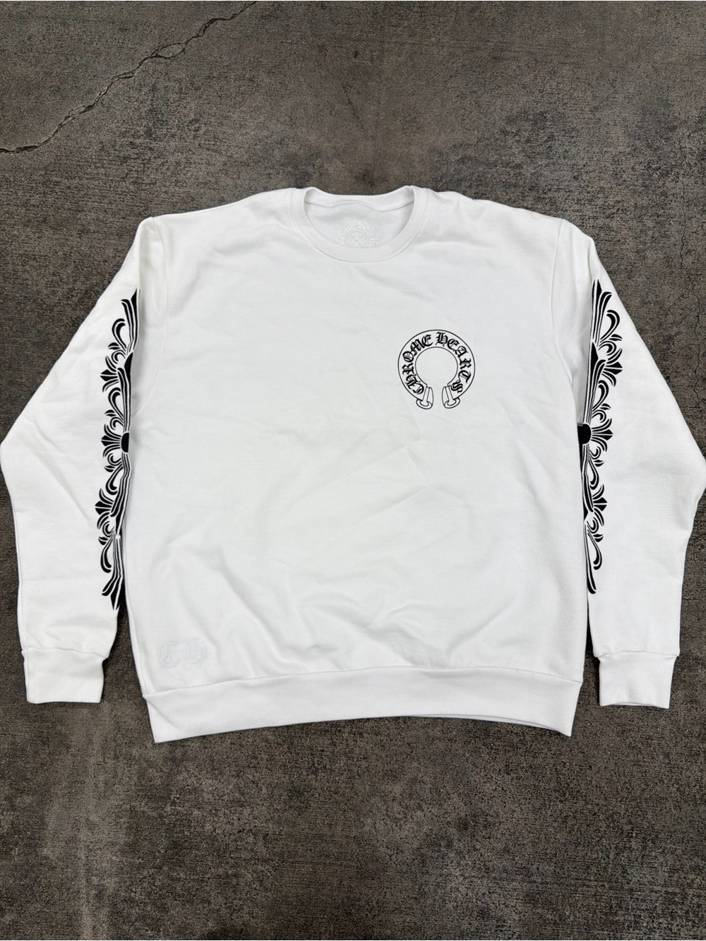 Chrome Hearts White Crewneck